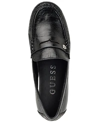 Guess Women's Raivoo Suede Slip-On Penny Loafer