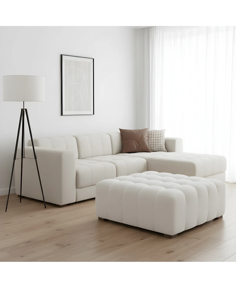Streamdale Furniture Boucle Multipurpose Ottoman