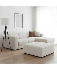 Streamdale Furniture Boucle Multipurpose Ottoman