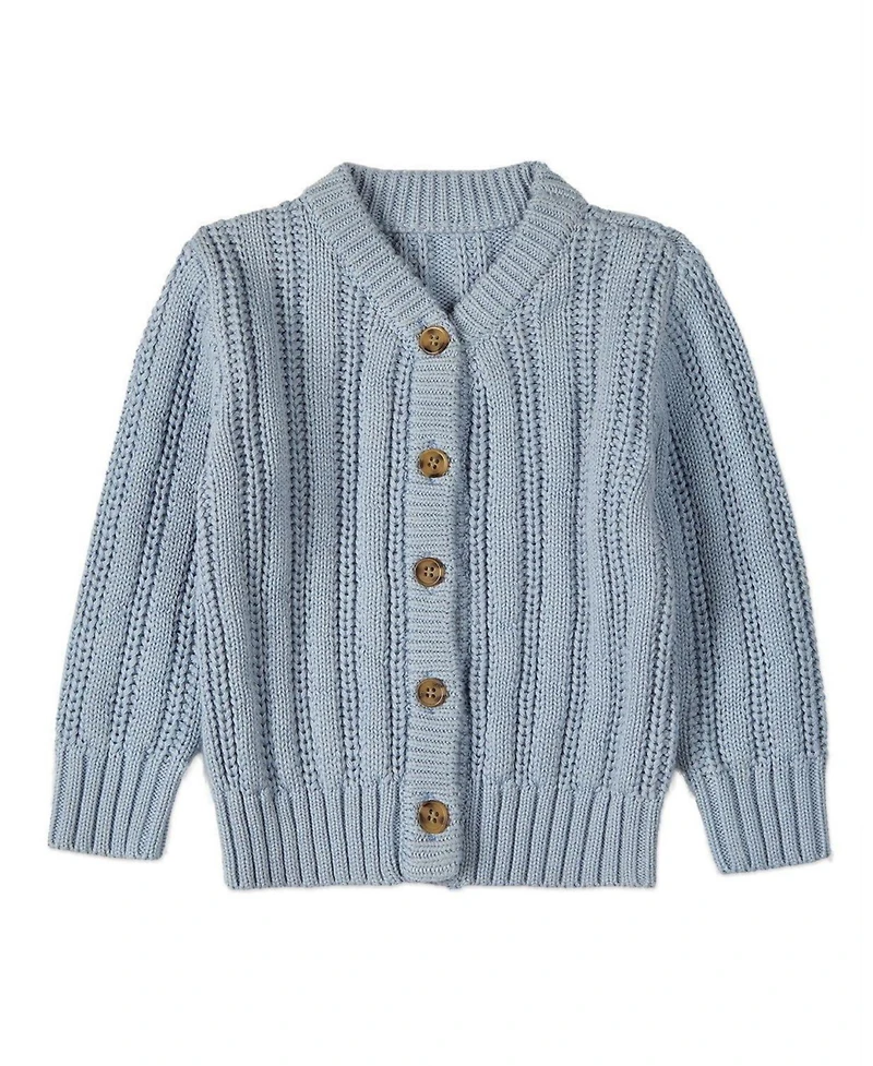 MeMoi Toddler Girls 3T- 10 Cozy Oversized Cable-Knit Cardigan Sweater