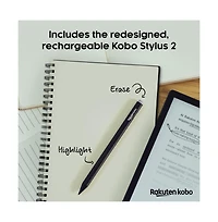 Kobo Elipsa 2E eReader | 10.3" Glare-Free Touchscreen with ComfortLight Pro | Includes Kobo Stylus 2 | Carta E Ink Technology | 32GB of Storage