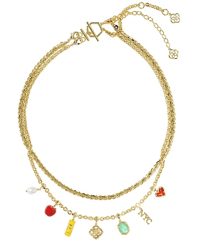 Kendra Scott Nyc Icon Freshwater Pearl & Imitation Charm Necklace