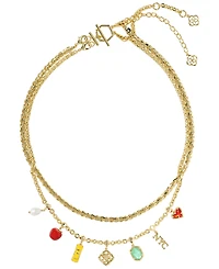 Kendra Scott Nyc Icon Freshwater Pearl & Imitation Charm Necklace