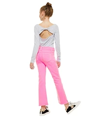 KanCan Big Girls' Bristol High Rise Kick Flare Jeans