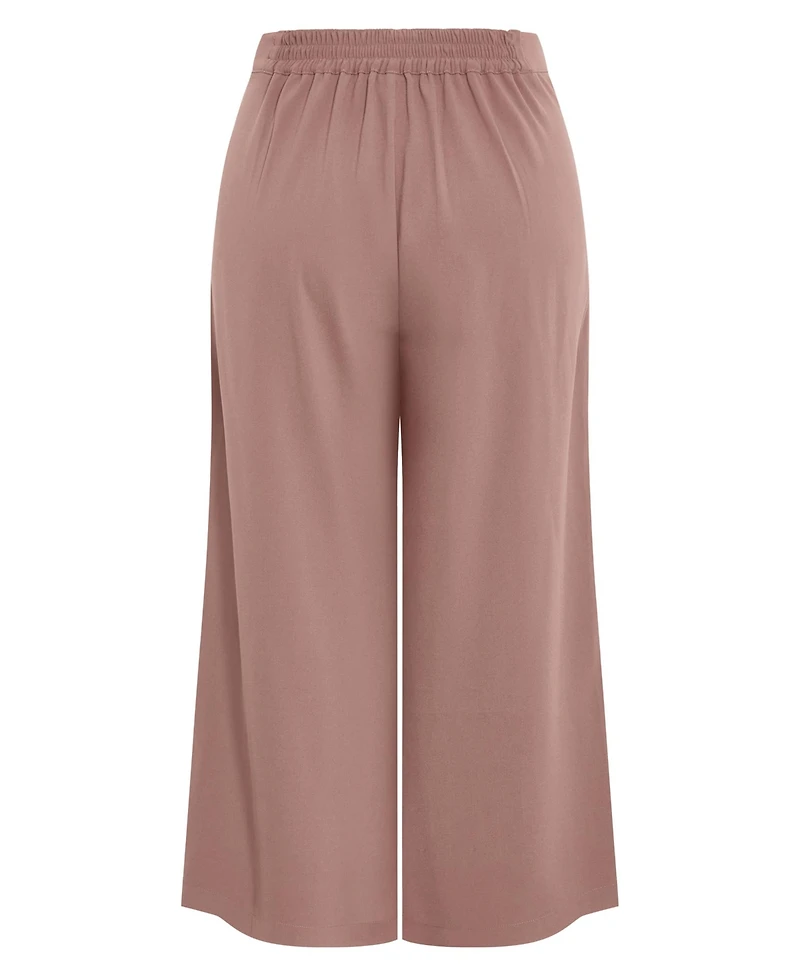 City Chic Women's Abbie Wide Leg Pant