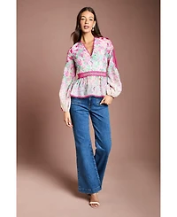 Coast Women's Organza V-Neck Tops