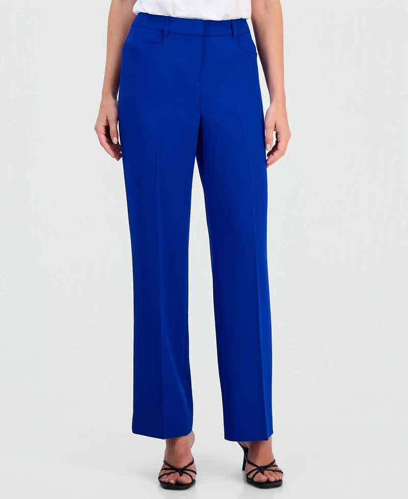 Tahari Asl Women's Mid Rise Flare Pants