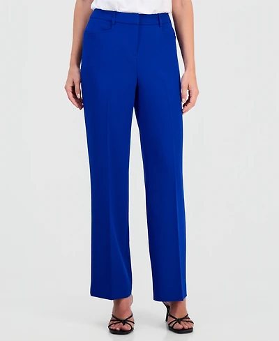 Tahari Asl Women's Mid Rise Flare Pants