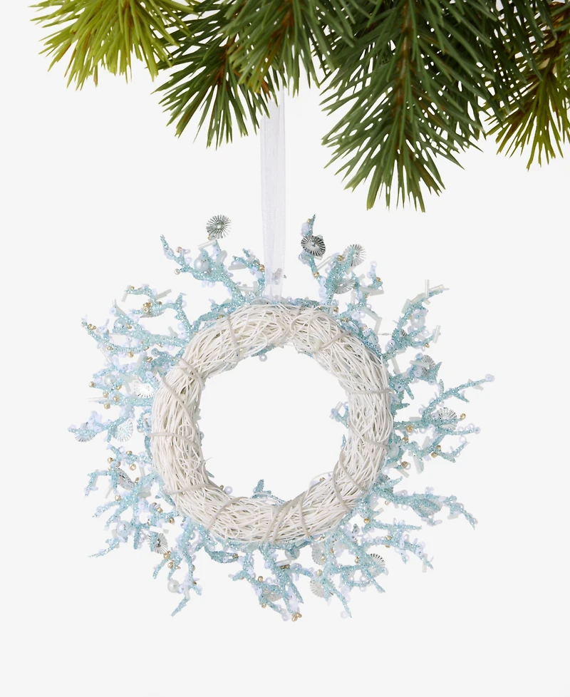 Holiday Lane Seaside Wreath Ornament, Macy's Exclusive
