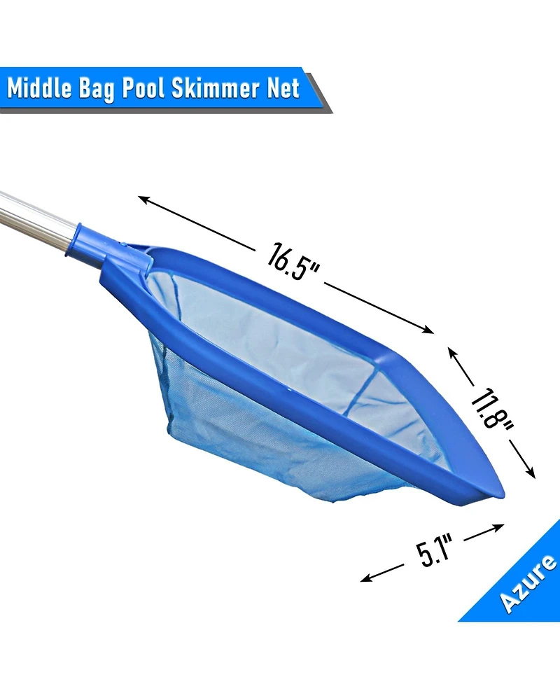 Xdovet Pool Skimmer Net Telescopic Pole Leaf Debris Tool