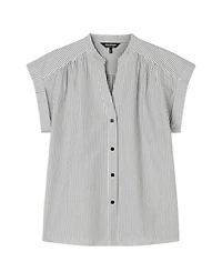 Whistles Women's Seersucker Stripe Shirt