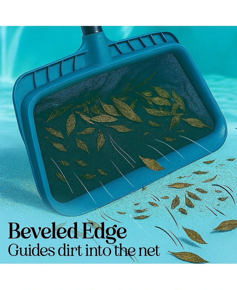 Xdovet Pool Skimmer Net Heavy Duty Deep Mesh Leaf Rake
