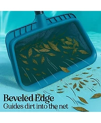 Xdovet Pool Skimmer Net Heavy Duty Deep Mesh Leaf Rake