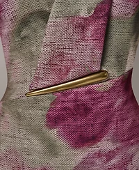 Donna Karan New York Women's Floral Sheath Hardware Dress