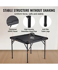 Vevor Mahjong Table 4 Player Folding Card Table and 4 Cup Holders Chip Trays