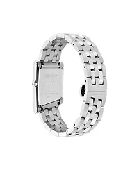 Ferragamo Men's Asymetrique Silver Stainless Steel Bracelet Watch 39mm x 24mm