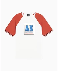 A|X Armani Exchange Men's Color Block Box Logo T-Shirt