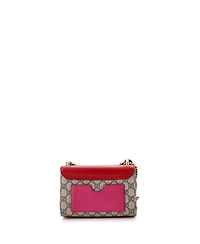 Pre-Owned Gucci Small Padlock Shoulder Bag Gg Coated Canvas and Leather