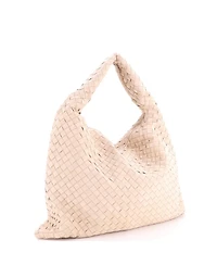 Pre-Owned Bottega Veneta Large Hop Hobo Intrecciato Suede