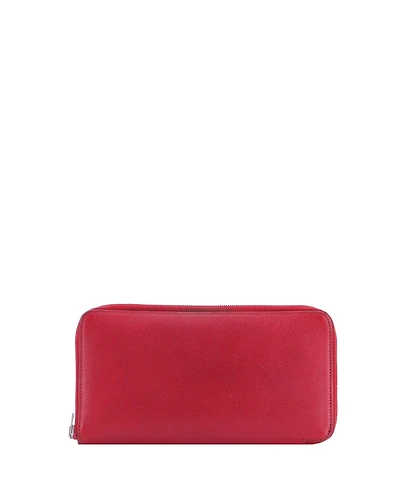 Pre-Owned HERMES Long Azap Zip Around Wallet Silk'in Epsom