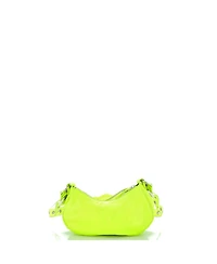 Pre-Owned Balenciaga Xs Le Cagole Giant Studs Shoulder Bag Leather