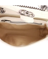Pre-Owned Gucci Medium Gg Marmont Flap Bag Mixed Matelasse Leather