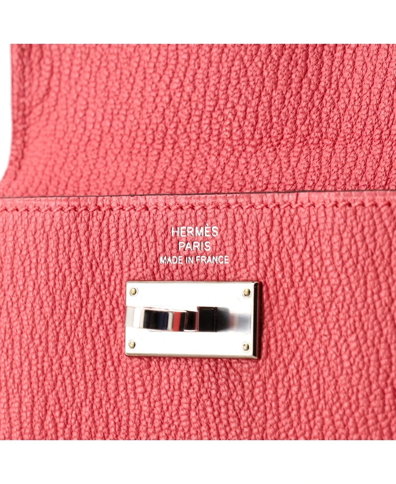 Pre-Owned HERMES Kelly Pocket Compact Wallet Chevre Mysore