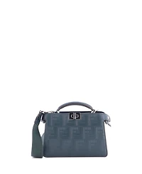 Pre-Owned Fendi Peekaboo ISeeU XCross Bag Zucca Leather