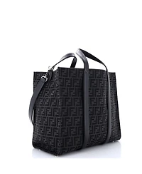 Pre-Owned Fendi Large Shopper Tote Zucca Canvas