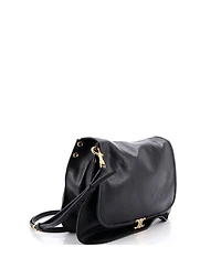 Pre-Owned Celine Large Soft Triomphe Besace Bag Leather