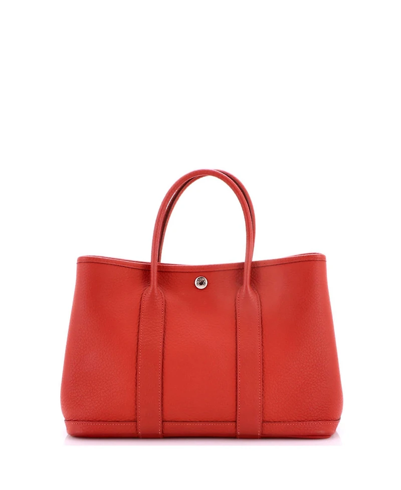 Pre-Owned HERMES 30 Garden Party Tote Leather