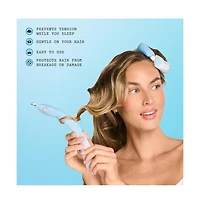Gimme Beauty Chill Curl Heatless Flex Rods Gentle and Bendable Hair Rods for Overnight Curls Snap Closure for Secure Hold Medium Hair, 6 Count
