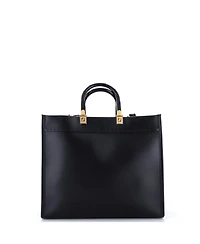Pre-Owned Fendi Medium x Versace Fendace Convertible Sunshine Shopper Tote Printed Leather