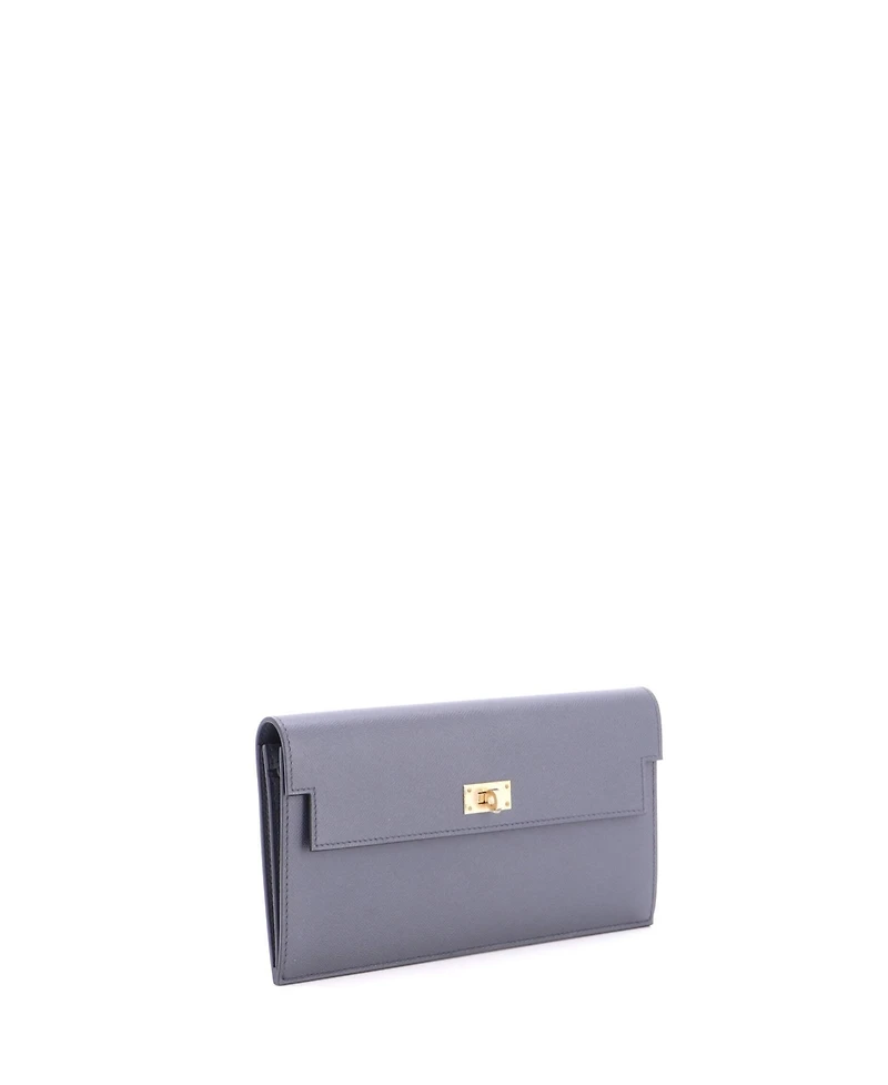 Pre-Owned HERMES Long Kelly Pocket Wallet Madame