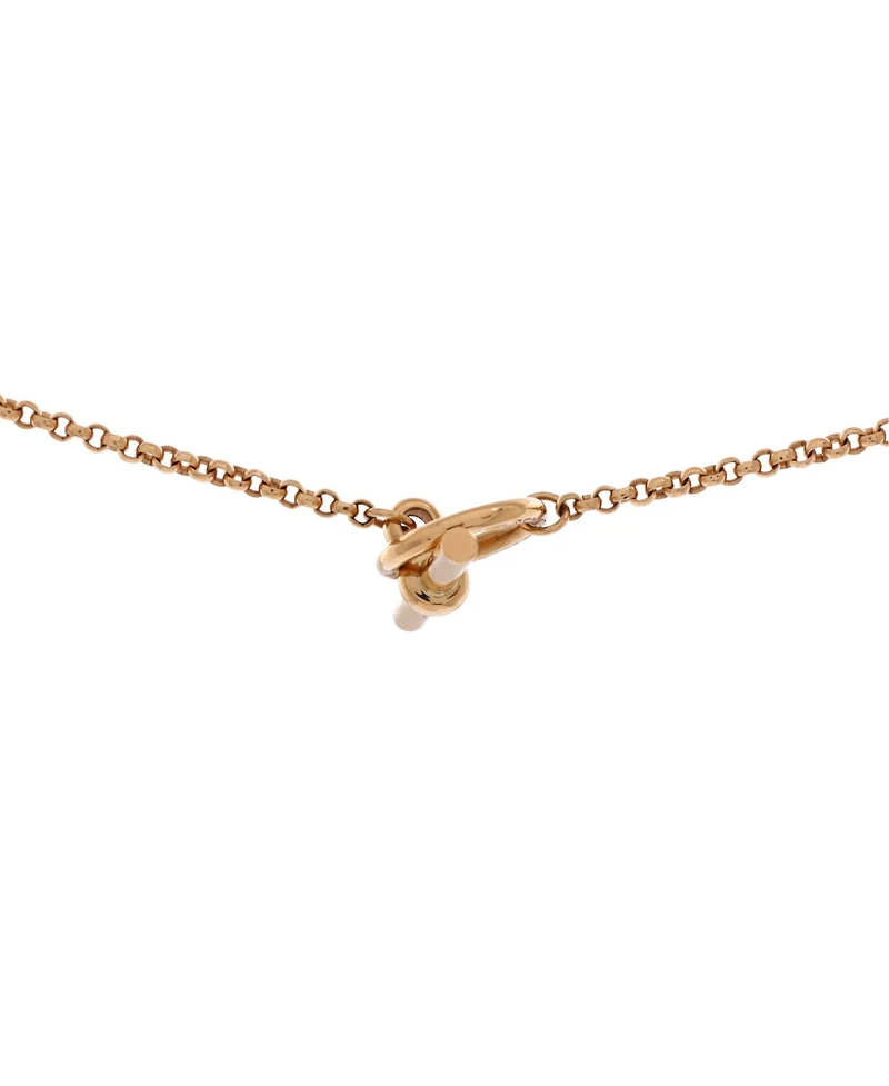 Pre-Owned HERMES Clou d'H Double Pendant Necklace