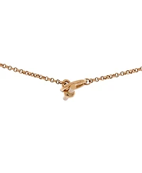 Pre-Owned HERMES Clou d'H Double Pendant Necklace