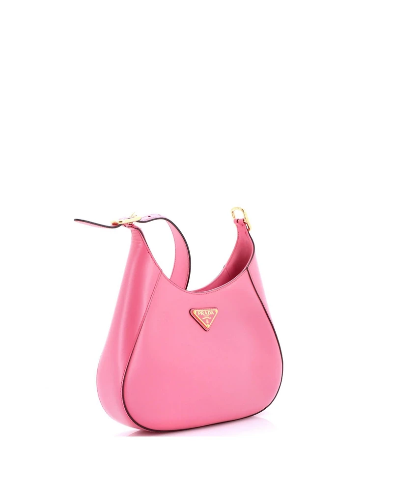 Pre-Owned Prada Medium Cleo Shoulder Bag Box Calf