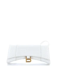 Pre-Owned Balenciaga Hourglass Stretch Sling Bag Embossed Leather