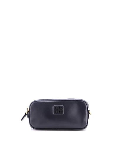 Pre-Owned Miu Miu Small Softy Belt Bag Leather
