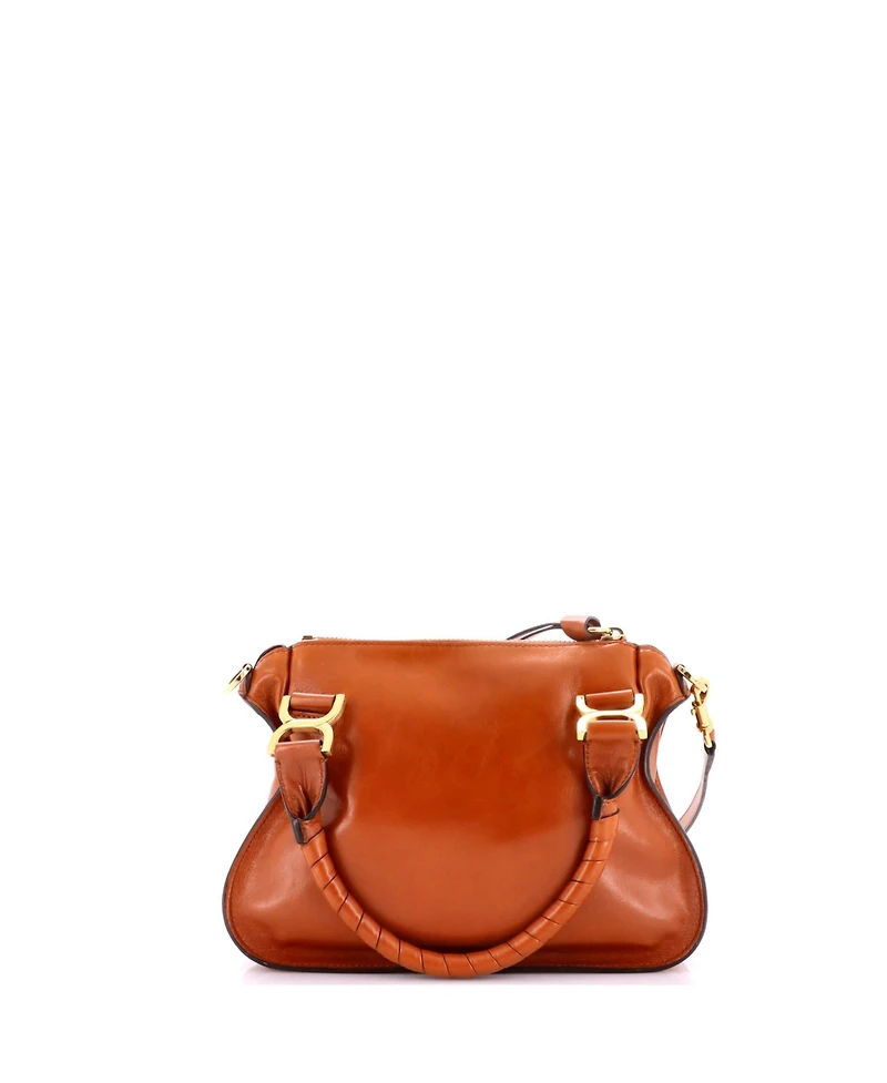 Pre-Owned Chloe Small Marcie Satchel Leather