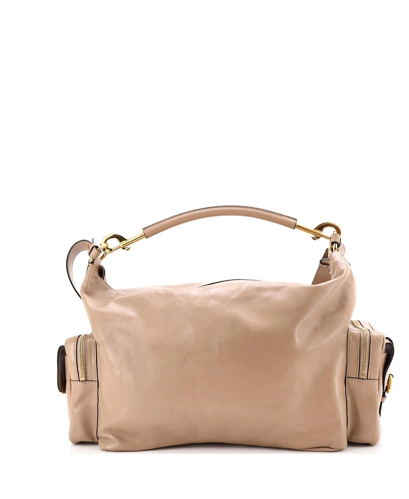 Pre-Owned Chloe Large Camera Shoulder Bag Leather