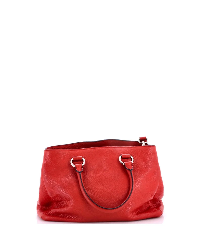 Pre-Owned Prada Medium Convertible Shopping Tote Vitello Daino