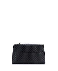 Pre-Owned Gucci Medium Emily Chain Flap Bag Microguccissima Leather