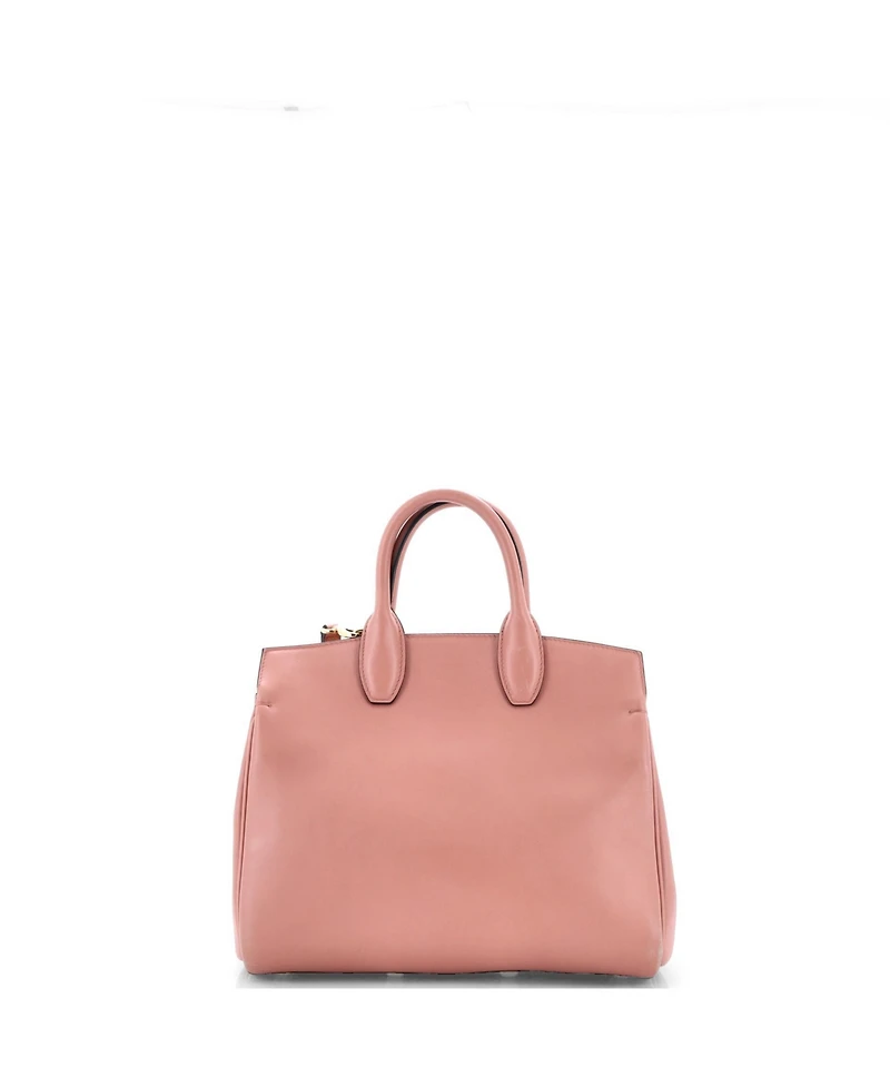 Pre-Owned Salvatore Ferragamo Small Studio Satchel Leather