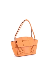 Pre-Owned Bottega Veneta Small Arco Bag Maxi Intrecciato Leather