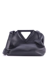 Pre-Owned Bottega Veneta Point Shoulder Bag Leather