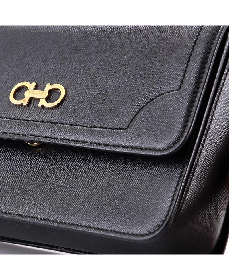 Pre-Owned Salvatore Ferragamo Small Seila Top Handle Bag Leather