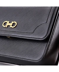 Pre-Owned Salvatore Ferragamo Small Seila Top Handle Bag Leather