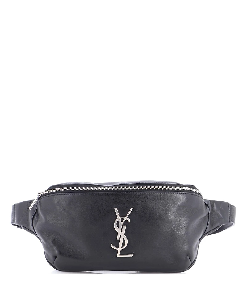Pre-Owned Saint Laurent Classic Monogram Belt Bag Leather