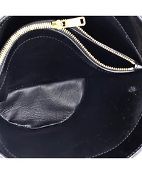 Pre-Owned Celine Triomphe Bucket Bag Shiny Calfskin